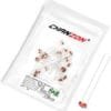 Chanzon 20pcs 5mm 0.5 Ω ohm Photoresistor LDR Resistor 5516 GL5516 Light-Dependent Photoconductor 20pcs Photo Light Sensitive
