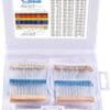 SIQUK 1480 Pieces Resistors 68 Values 1% Resistor Kit 0 Ohm-1M Ohm 1/4W Metal Film Resistors Assortment for DIY and Experiments