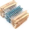 Bewinner1 Metal Film Resistors, 560pcs 56 Types 1 ohm - 10M ohm 1/4W 1% Metal Film Resistor Electronic Assorted Resistance Components Kit, High Precision and Stability