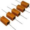 5pcs 10 ohm 10R 5W Watt Aluminum Housed Metal Case Wirewound Resistors