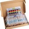 1/4W 1% Metal Film Resistors Assortment Kit Resistance 1/4 Watt 1460pcs Resistors Pack 73Values 1ohm-1Mohm for Arduino Raspberry Pi DIY Electronic Projects